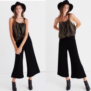 Madewell ‘Gramercy’ Wide Leg Black Pants